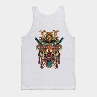 Tiger samurai Tank Top